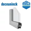 Deceuninck 150x120 tokosztott bukó-nyíló 5 légkamrás ablak