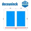 Deceuninck 180x150 tokosztott bukó-nyíló 5 légkamrás ablak