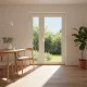 Gealan LINEAR 140x210 tele üveges bejárati ajtó balos