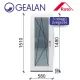 Gealan 60x150 bukó-nyíló 3 rétegű melegperem üveges ablak balos