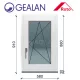 Gealan 60x90 bukó-nyíló 6 légkamrás ablak jobbos