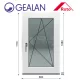 Gealan 70x110 bukó-nyíló 6 légkamrás ablak jobbos