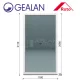 Gealan 120x210 fix 6 légkamrás ablak