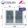 Gealan 150x120 tokosztott bukó-nyíló 3 rétegű melegperem üveges ablak
