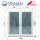 Gealan 150x150 tokosztott bukó-nyíló 6 légkamrás ablak