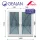 Gealan 150x150 tokosztott bukó-nyíló 3 rétegű melegperem üveges ablak