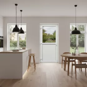 Gealan 100x210 félig üveges bejárati ajtó balos