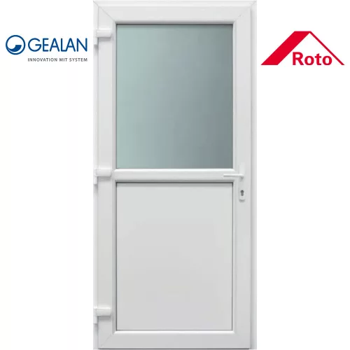 Gealan 100x210 félig üveges bejárati ajtó balos