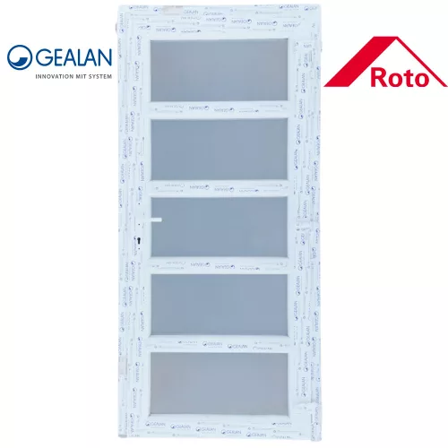 Gealan 100x210 Kioto 1 műanyag bejárati ajtó balos