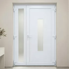 Gealan 140x210 Modern 10 műanyag bejárati ajtó balos