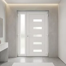 Gealan 140x210 Modern 9 műanyag bejárati ajtó balos