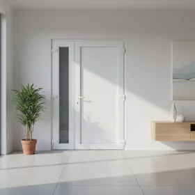 Gealan 140x210 tele műanyag bejárati ajtó balos