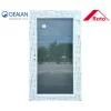 Gealan 120x210 tele üveges bejárati ajtó balos