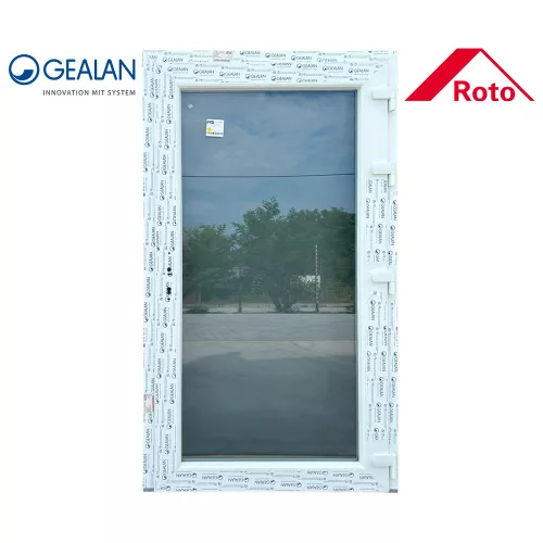 Gealan 120x210 tele üveges bejárati ajtó balos