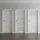 Bianco Fiori 100x210 fehér beltéri ajtó balos