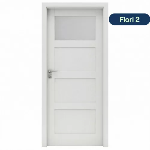 Bianco Fiori 100x210 fehér beltéri ajtó balos