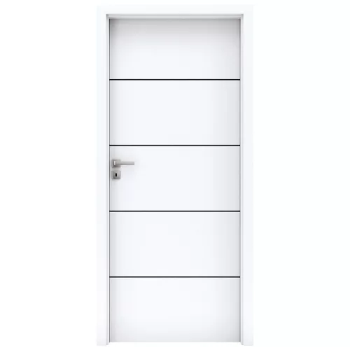 Belgatto 1 90x210 fehér beltéri ajtó jobbos