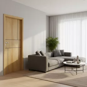 Belgatto 10 75x210 európai tölgy beltéri ajtó balos