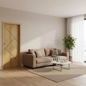Belgatto 12 75x210 európai tölgy beltéri ajtó balos