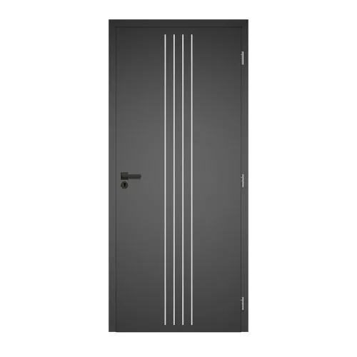 Alu Line 10 100x210 CPL fóliás beltéri ajtó jobbos