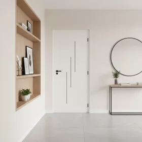 Black Line 1 75x210 dekorfóliás beltéri ajtó balos