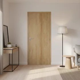 Európai tölgy 100x210 tele beltéri ajtó balos