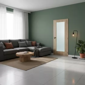 Indus 100x210 dekorfóliás beltéri ajtó balos