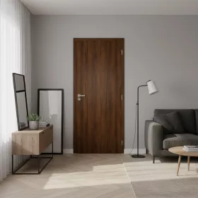 Klasszikus dió 100x210 tele beltéri ajtó balos