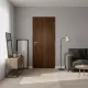 Klasszikus dió 100x210 tele beltéri ajtó balos