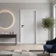 Decorato 1 100x210 fehér beltéri ajtó balos