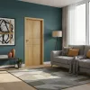 Decorato 10 100x210 európai tölgy beltéri ajtó balos