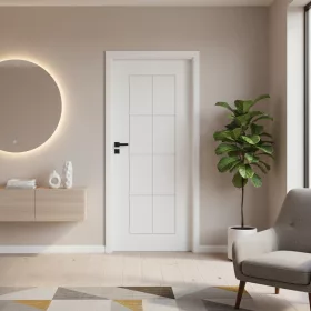 Decorato 11 75x210 fehér beltéri ajtó balos