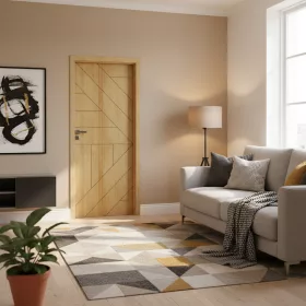 Decorato 14 75x210 európai tölgy beltéri ajtó balos