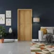 Decorato 5 100x210 európai tölgy beltéri ajtó jobbos