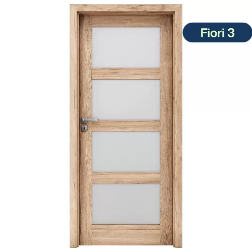 Larina Fiori 100x210 natúr tölgy beltéri ajtó balos