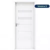 Versano 100x210 fehér beltéri ajtó balos