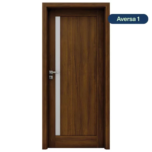 Aversa 100x210 klasszikus dió beltéri ajtó balos
